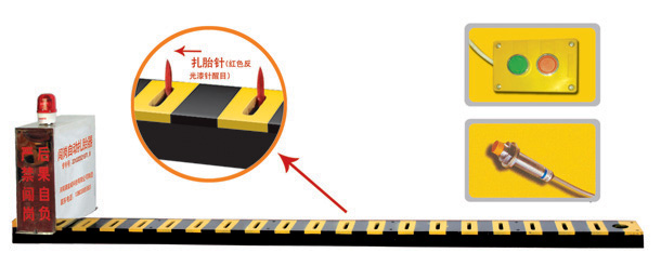 济南济阳区V3嵌入式闯岗自动扎胎器/阻车器